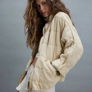 Free People Dolman Quilted Knit Jacket